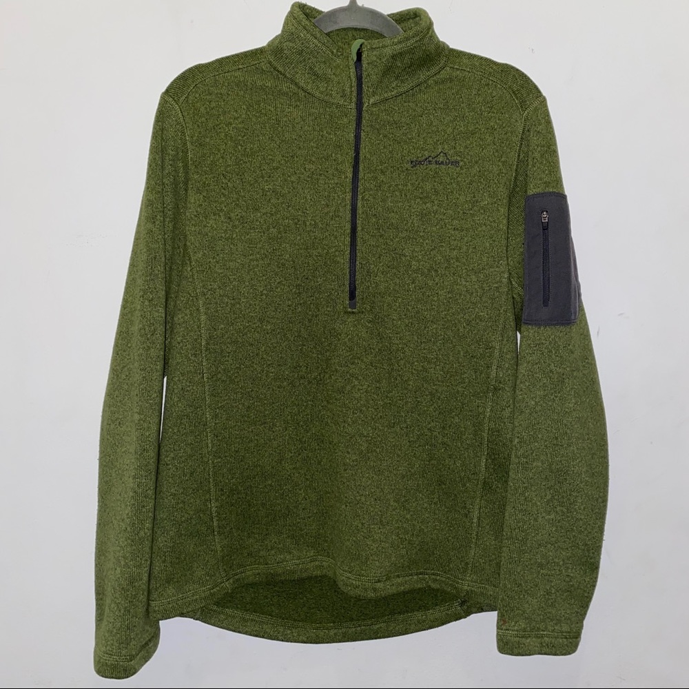 Men’s Eddie Bauer Fleece-Lined 1/2-Zip Sweater